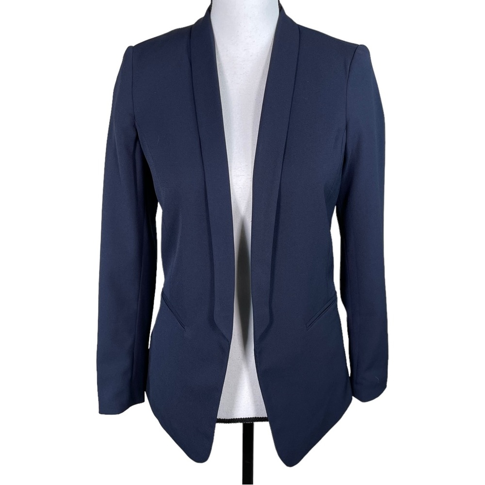 H&M Navy Open Blazer
